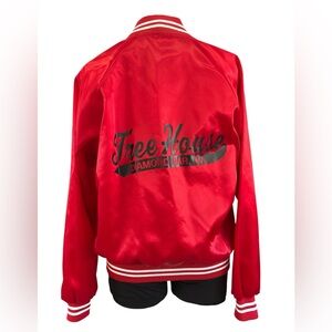 80’s security satin bomber Tree House Diamond Bar California